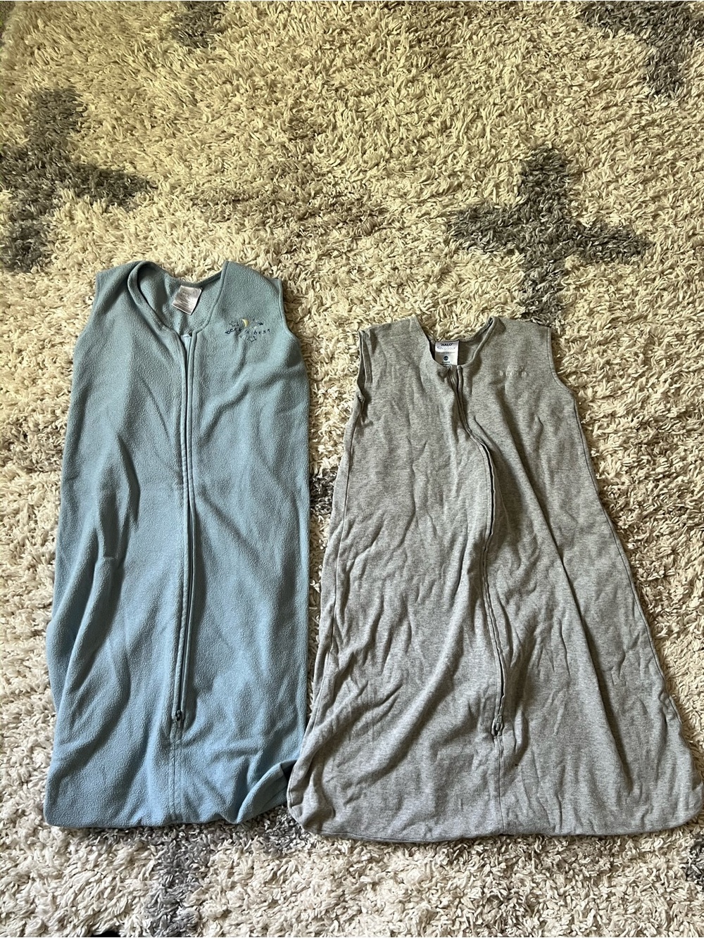 Halo Gray Sleeveless SleepSack with Front Zipper